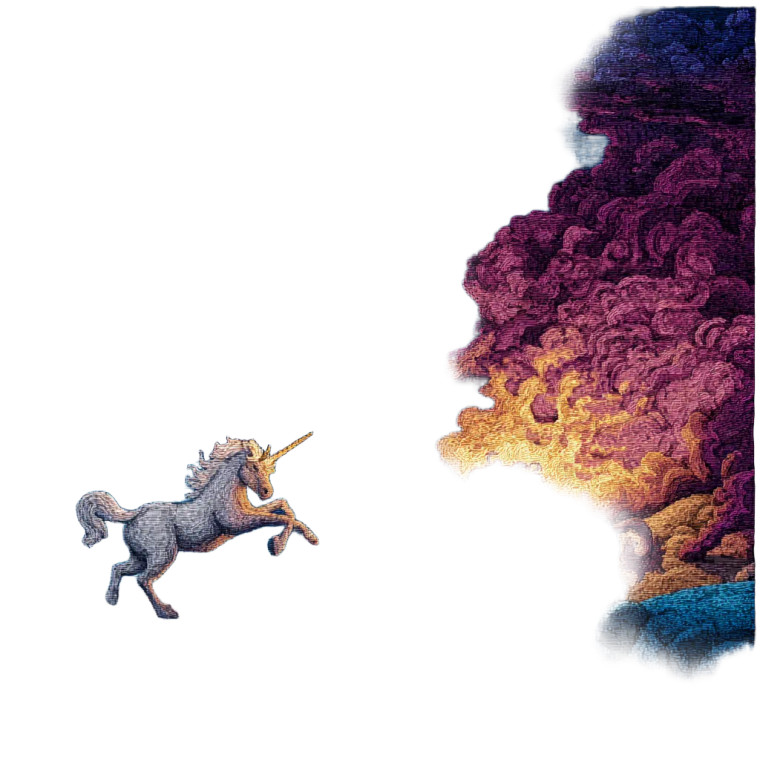 Ocean Unicorn Fight Vinyl Car Decal Sticker – Waterproof & UV-Resistant 