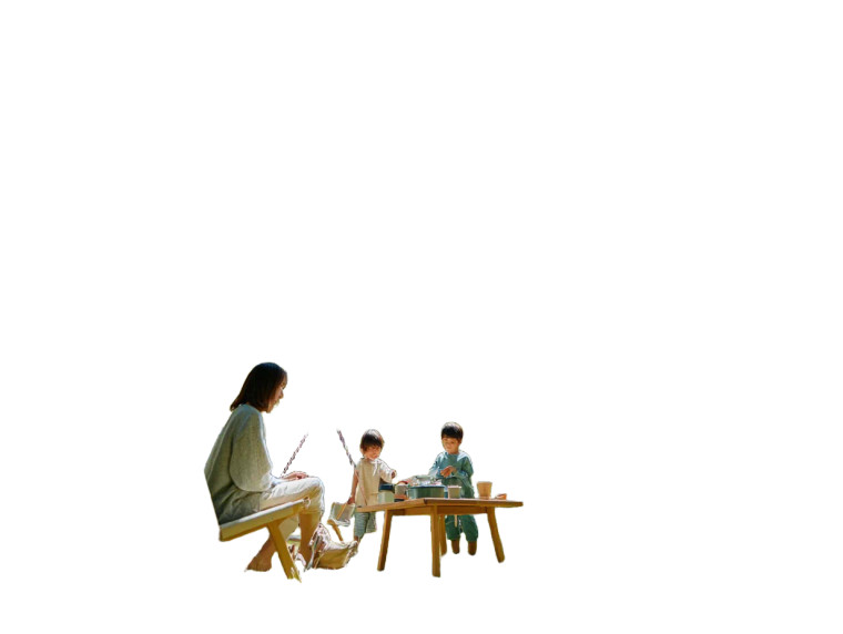 Camping Family Scene Vinyl Car Decal Sticker – Waterproof & UV-Resistant 