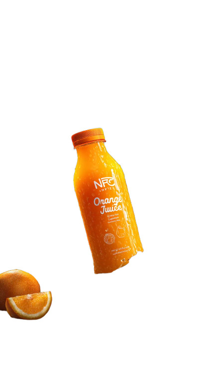 Orange Juice Ad Vinyl Car Decal Sticker – Waterproof & UV-Resistant 