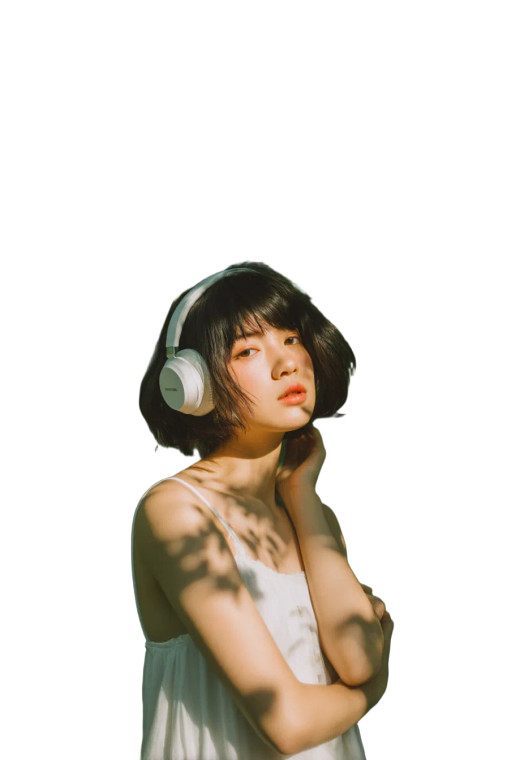 Dreamy Retro Girl Vinyl Car Decal Sticker – Waterproof & UV-Resistant 