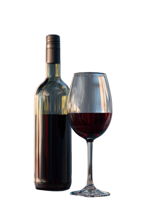 Wine Glass Still Vinyl Car Decal Sticker – Waterproof & UV-Resistant 