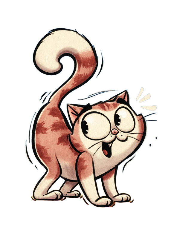 Chibi Kitten Play Vinyl Car Decal Sticker – Waterproof & UV-Resistant 