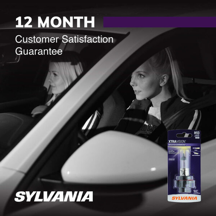 Sylvania Silverstar H13 Halogen Headlight Bulb | Bright White Light | Trusted OEM Supplier