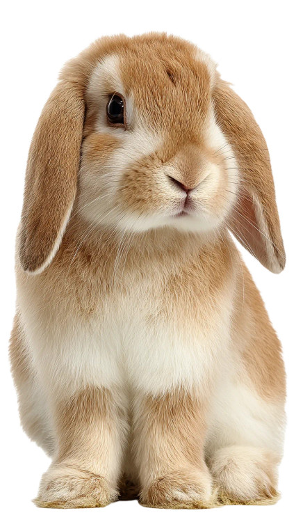 Lop-Eared Rabbit Vinyl Car Decal Sticker – Waterproof & UV-Resistant 