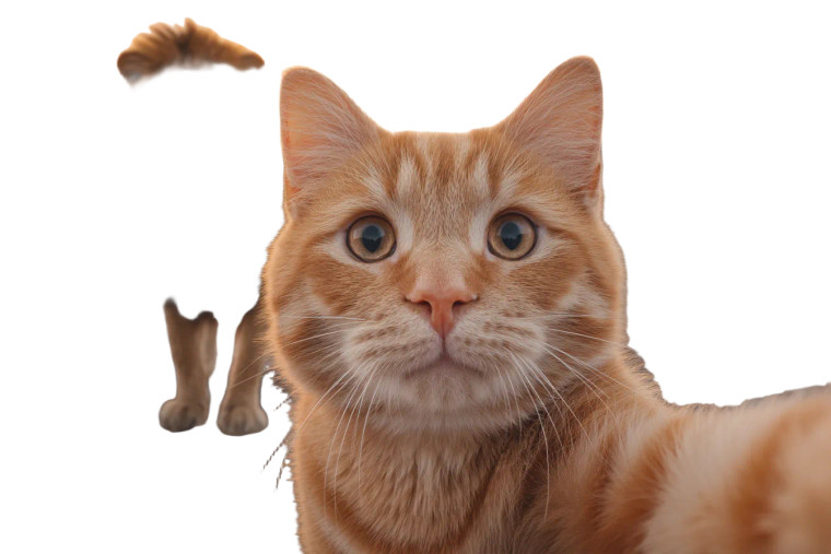 Selfie Cat Surprise Vinyl Car Decal Sticker – Waterproof & UV-Resistant 