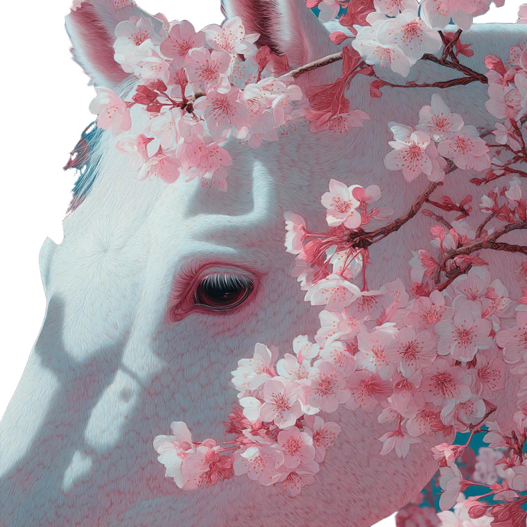 Elegant Horse Portrait Vinyl Car Decal Sticker – Waterproof & UV-Resistant 