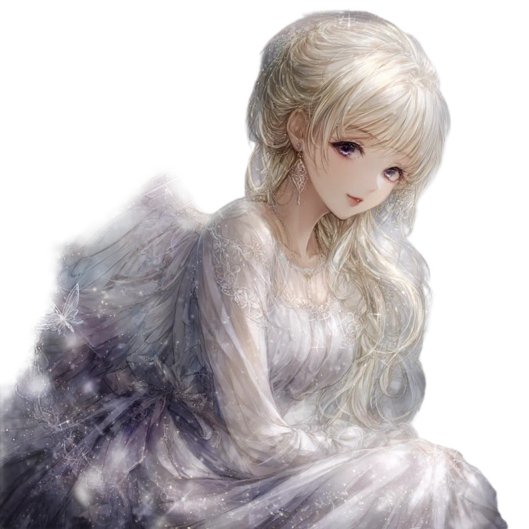 Fantasy Angel Woman V2 Vinyl Car Decal Sticker – Waterproof & UV-Resistant 