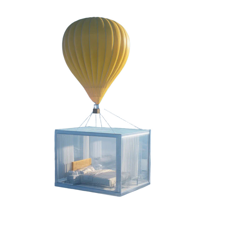 Floating Glass Cube Vinyl Car Decal Sticker – Waterproof & UV-Resistant 