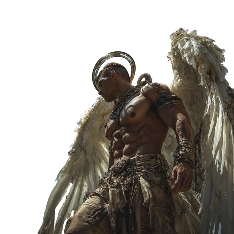 Majestic Archangel Vinyl Car Decal Sticker – Waterproof & UV-Resistant 