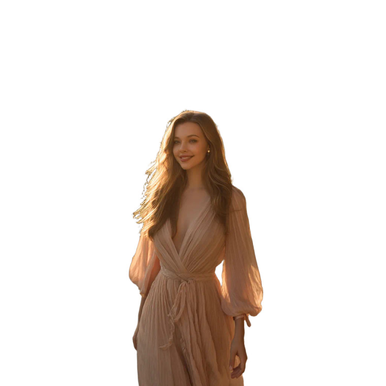 Graceful Woman V2 Vinyl Car Decal Sticker – Waterproof & UV-Resistant 