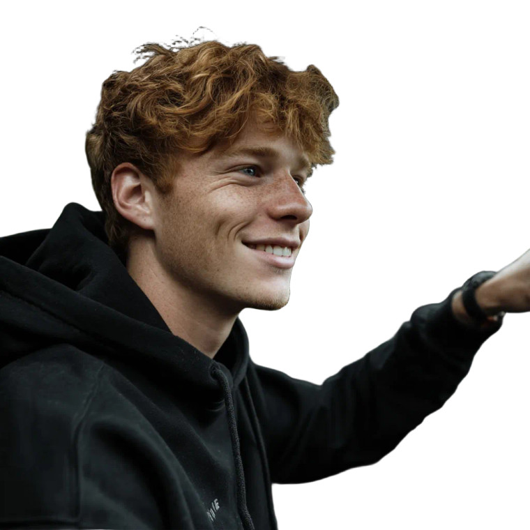 Smiling Redhead Driver Vinyl Car Decal Sticker – Waterproof & UV-Resistant 