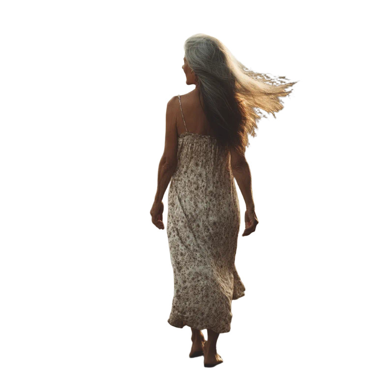 Summer Stroll Vinyl Car Decal Sticker – Waterproof & UV-Resistant 