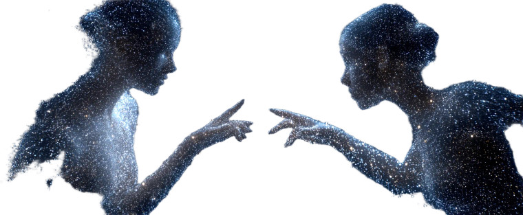 Starry Silhouettes Embrace Vinyl Car Decal Sticker – Waterproof & UV-Resistant 