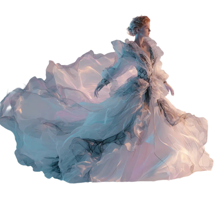 Ethereal Light Figure V4 Vinyl Car Decal Sticker – Waterproof & UV-Resistant 