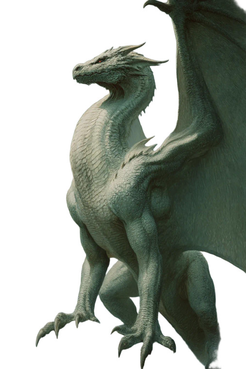 Majestic Green Dragon V3 Vinyl Car Decal Sticker – Waterproof & UV-Resistant 