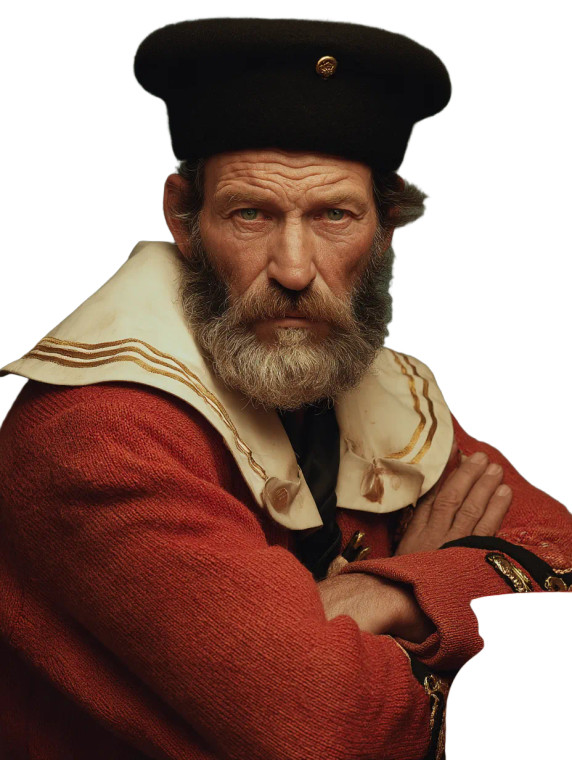 Dutch Sailor Vinyl Car Decal Sticker – Waterproof & UV-Resistant 