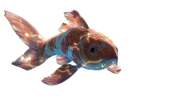 Electric Koi Vinyl Car Decal Sticker – Waterproof & UV-Resistant 