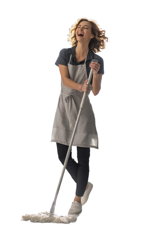 Joyful Cleaning Woman Vinyl Car Decal Sticker – Waterproof & UV-Resistant 