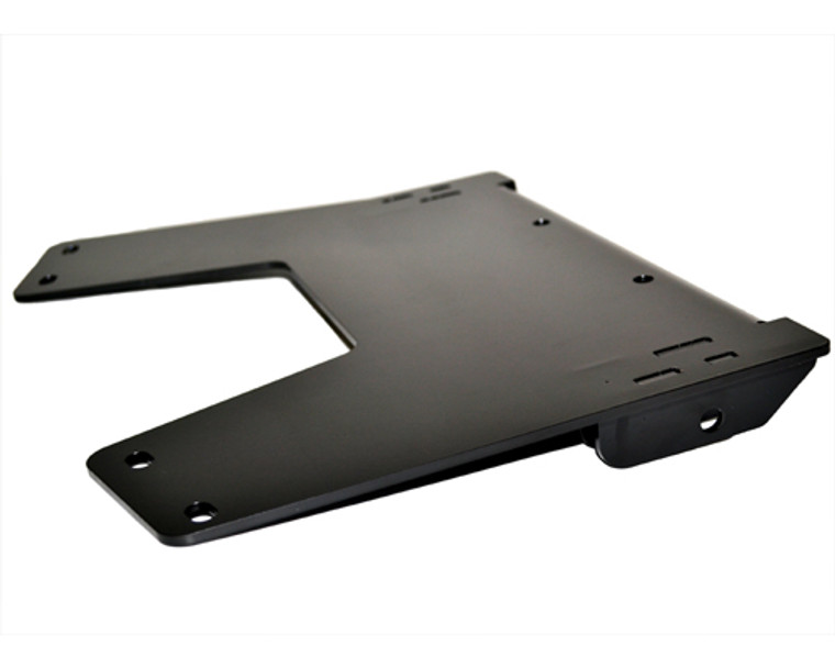 Enhance ATV with Warn Black Snow Plow Mount | Steel Plate for Quick Plow Blade Attachment | High Clearance Design