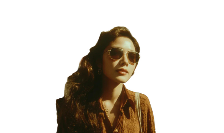 Eurasian Woman Paris Vinyl Car Decal Sticker – Waterproof & UV-Resistant 