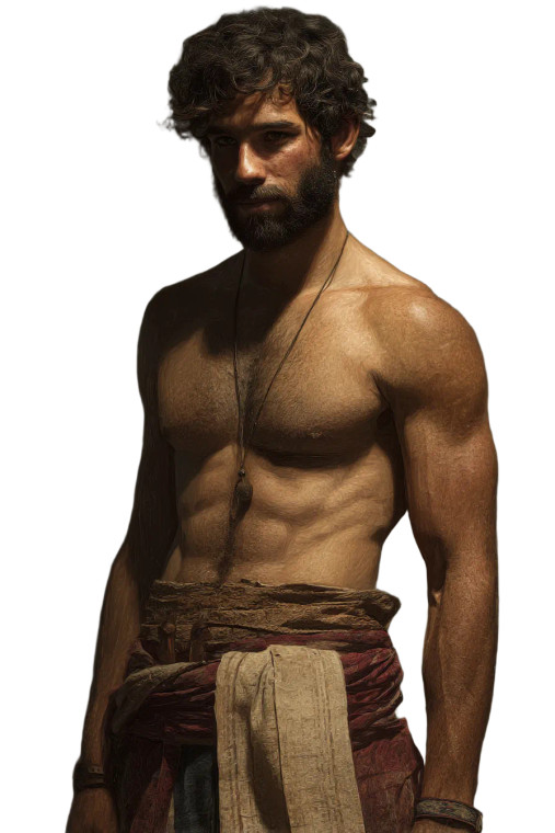 Ancient Hebrew Man Vinyl Car Decal Sticker – Waterproof & UV-Resistant 