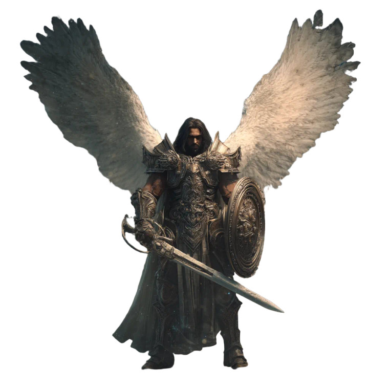 Celestial Warrior V29 Vinyl Car Decal Sticker – Waterproof & UV-Resistant 