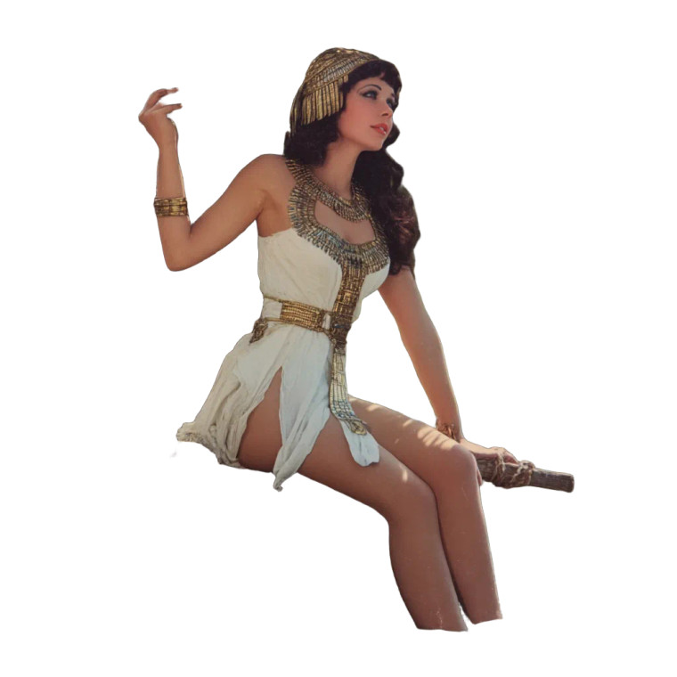 Cleopatra On Boat Vinyl Car Decal Sticker – Waterproof & UV-Resistant 