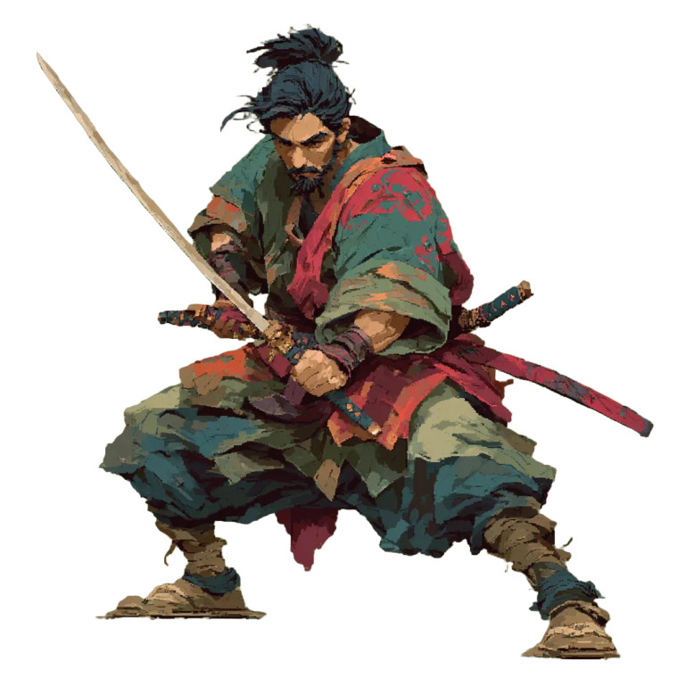 Martial Artist Concept V3 Vinyl Car Decal Sticker – Waterproof & UV-Resistant 