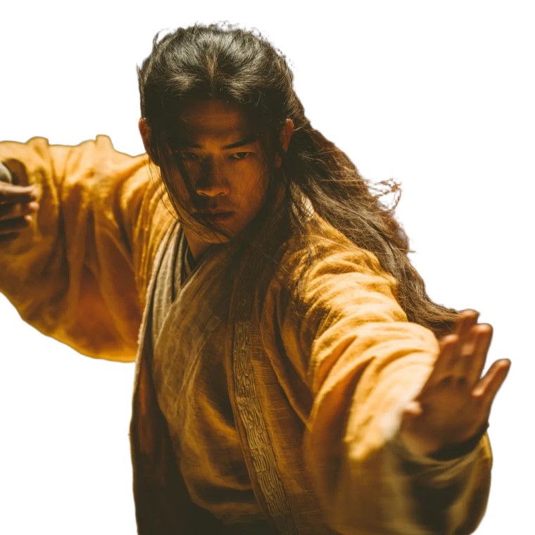 Chinese Martial Artist V2 Vinyl Car Decal Sticker – Waterproof & UV-Resistant 