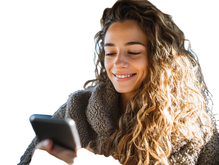 Smiling Woman V18 Vinyl Car Decal Sticker – Waterproof & UV-Resistant 