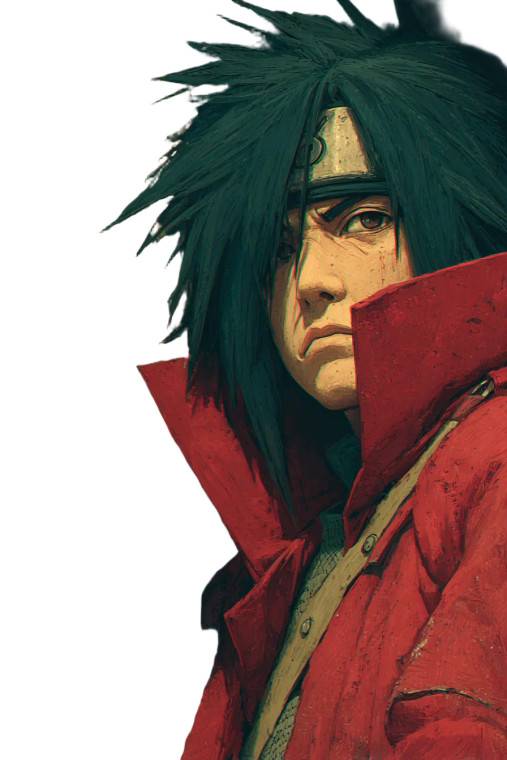 Uchiha Madara V2 Vinyl Car Decal Sticker – Waterproof & UV-Resistant 