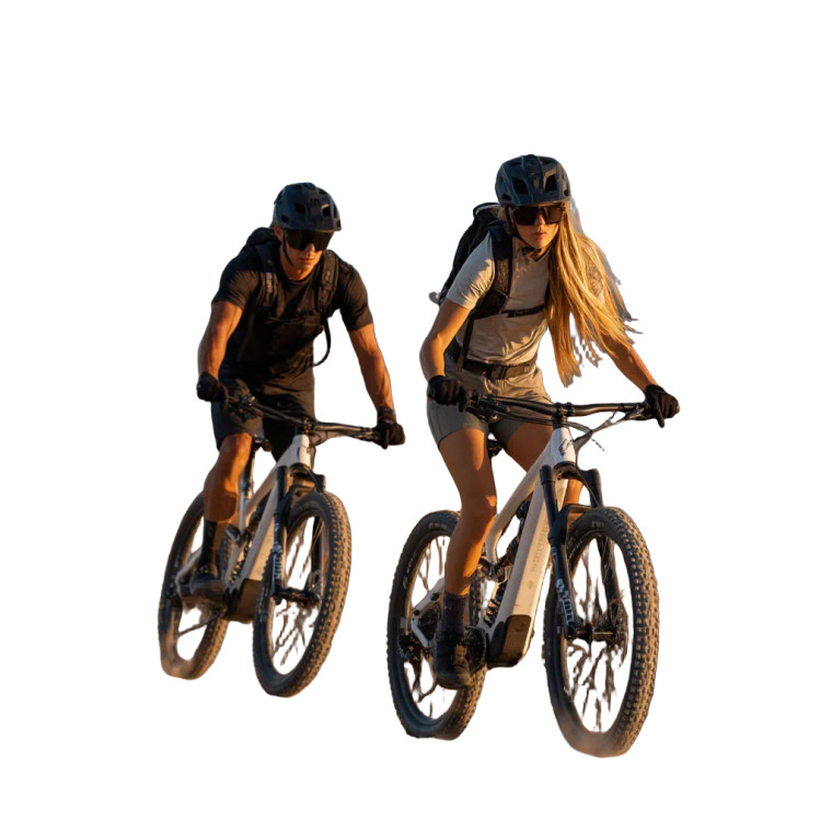 Desert Mountain Bikers Vinyl Car Decal Sticker – Waterproof & UV-Resistant 