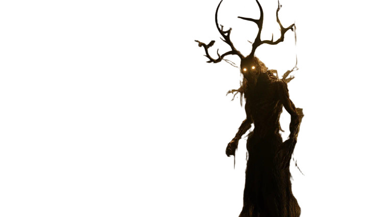 Terrifying Wendigo Creature Vinyl Car Decal Sticker – Waterproof & UV-Resistant 