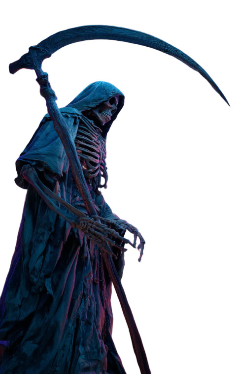 Grim Reaper V54 Vinyl Car Decal Sticker – Waterproof & UV-Resistant 
