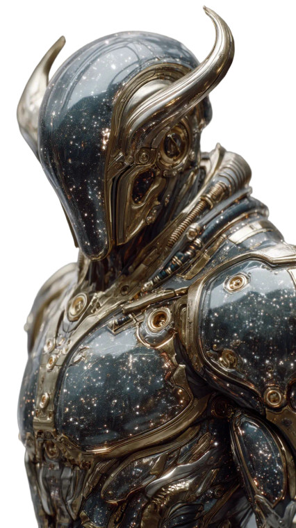 Galactic Knight Concept Vinyl Car Decal Sticker – Waterproof & UV-Resistant 