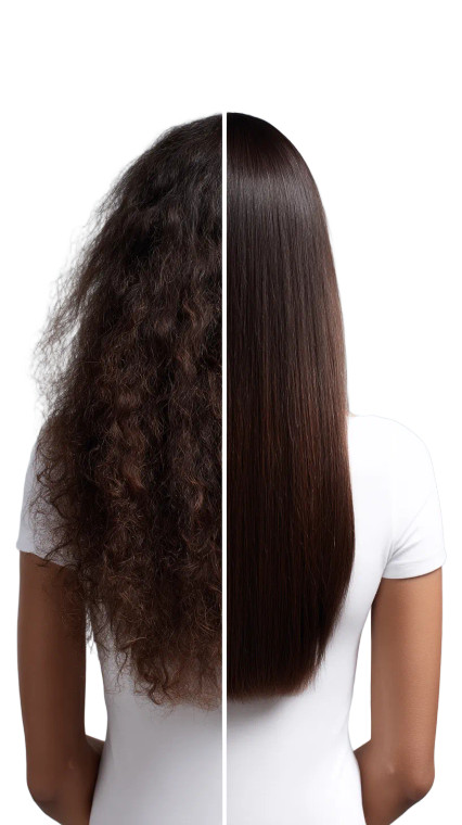 Hair Transformation Contrast V2 Vinyl Car Decal Sticker – Waterproof & UV-Resistant 