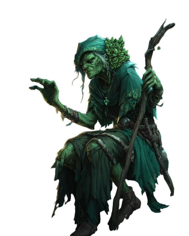 Green Hag Vinyl Car Decal Sticker – Waterproof & UV-Resistant 
