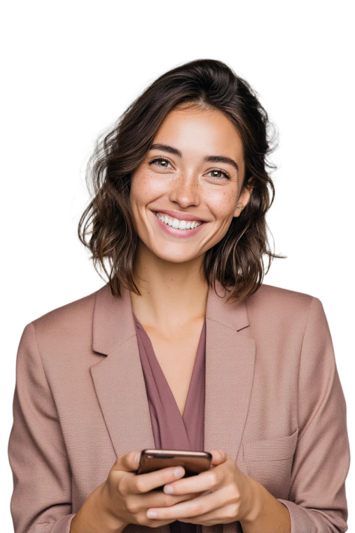 Cheerful Latina Woman V3 Vinyl Car Decal Sticker – Waterproof & UV-Resistant 