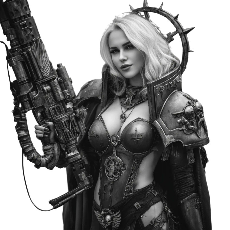 Warhammer 40K Sister Vinyl Car Decal Sticker – Waterproof & UV-Resistant 