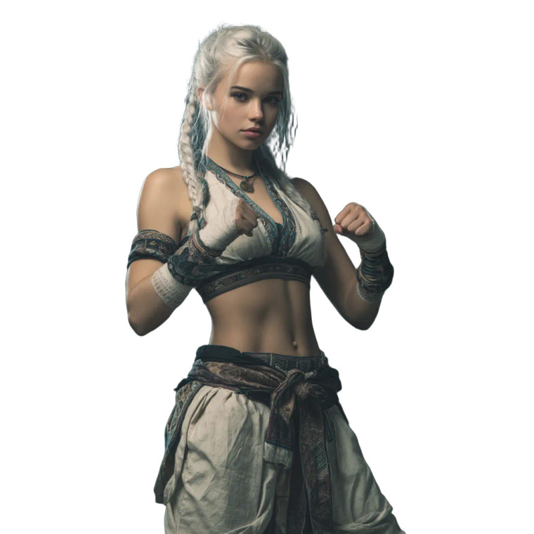 Shadowy Martial Monk Vinyl Car Decal Sticker – Waterproof & UV-Resistant 