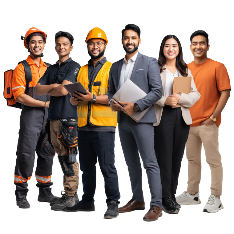 Indian Professionals Group Vinyl Car Decal Sticker – Waterproof & UV-Resistant 