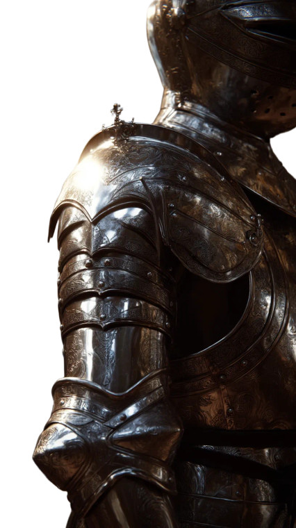 Gothic Armour Vinyl Car Decal Sticker – Waterproof & UV-Resistant 