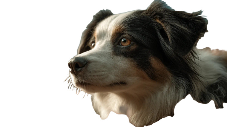 Border Collie In Field Vinyl Car Decal Sticker – Waterproof & UV-Resistant 