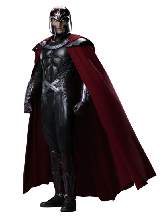 Magneto Portrait Vinyl Car Decal Sticker – Waterproof & UV-Resistant 