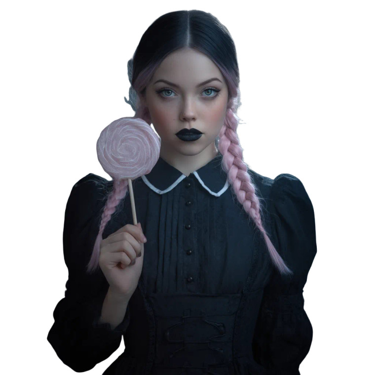 Gothic Girl V5 Vinyl Car Decal Sticker – Waterproof & UV-Resistant 