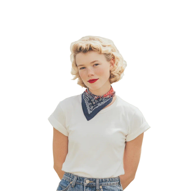 Festive Blonde Celebrant Vinyl Car Decal Sticker – Waterproof & UV-Resistant 