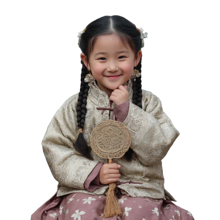 Hanfu Girl V4 Vinyl Car Decal Sticker – Waterproof & UV-Resistant 