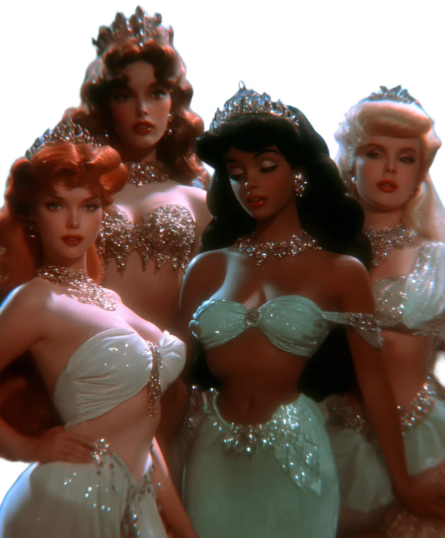 Disney Princesses Vinyl Car Decal Sticker – Waterproof & UV-Resistant 