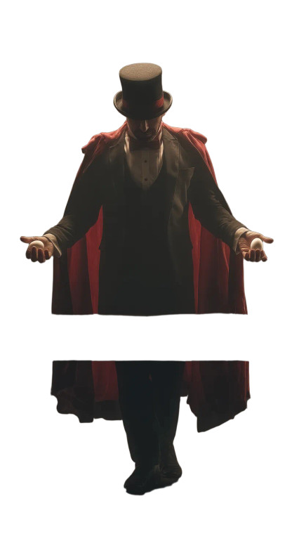 Charismatic Magician Vinyl Car Decal Sticker – Waterproof & UV-Resistant 