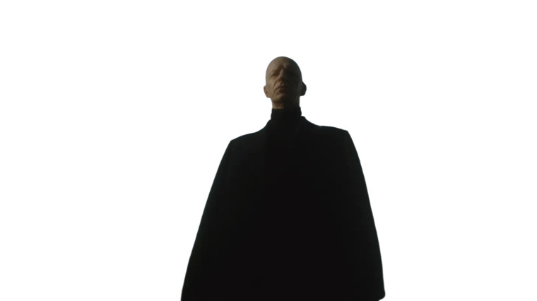 Bald Figure Rooftop Vinyl Car Decal Sticker – Waterproof & UV-Resistant 